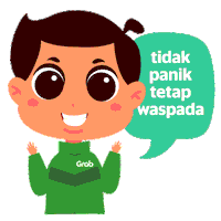 Corona Vitamin Sticker by Grab Indonesia