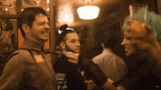 Mbss laugh snap thanos vivid GIF
