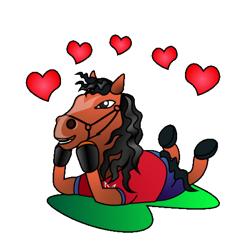 Horse Corazon Sticker by FC SKA