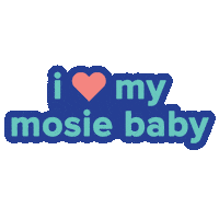 Heart Love Sticker by Mosie Baby