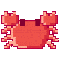 Crab Dot Sticker by Cosmic Princess Kaguya! official