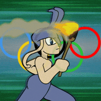 Track And Field Running GIF by Saku Monsters