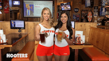 chicken wings beer GIF by Hooters