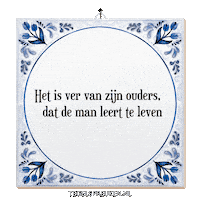 Humor Wijsheid Sticker by Tegelspreuken.nl