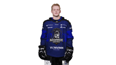 Happy Ice Hockey Sticker by Nidaros Hockey