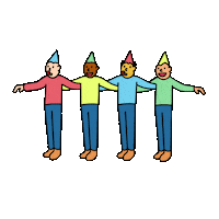 Celebrate New Year Sticker by Percolate Galactic