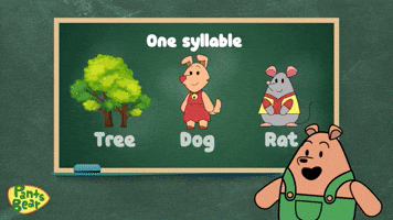 Syllables in English | Educational Video | #PantsBear