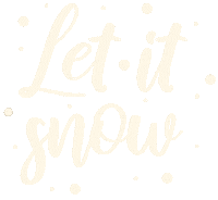 Christmas Snow Sticker