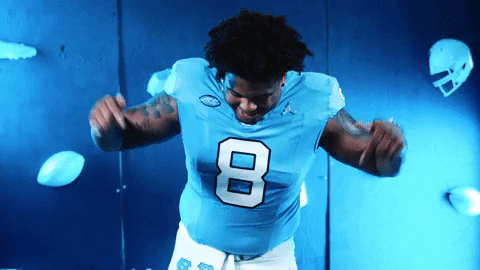 North Carolina Football GIF by UNC Tar Heels