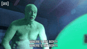 Yelling Green Man GIF by Adult Swim