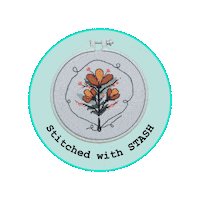 Cross Stitch Sewing Sticker by Rick Rack Textiles
