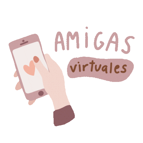 queridayoshop friends virtual amigas online friends Sticker