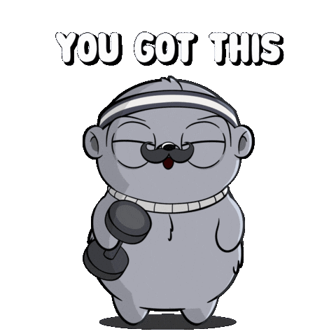 Happy Gym Sticker by Fugz Official