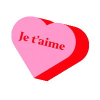 Jetaime Sticker by Volontiers