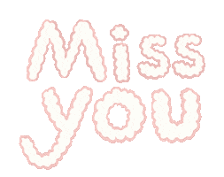 Miss You Sticker