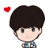 rosebud2 boyfriend bf minwoo 보이프렌드 Sticker