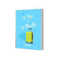 jenonajetplane jen on a jet plane jen ruiz 12 trips in 12 months 12tripsin12months Sticker