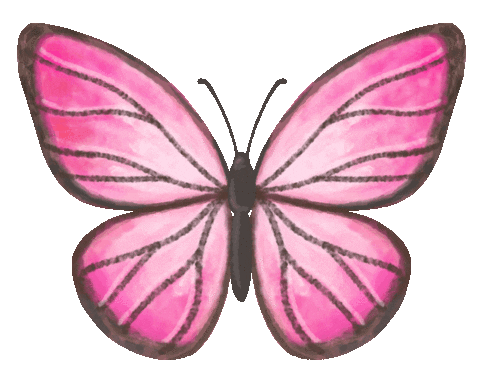 Pink Fly Sticker