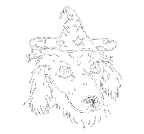 Dog Halloween Sticker