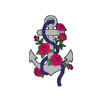 Tail Anchor Sticker by Greek Swag Pack