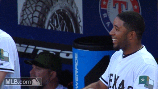 elvis andrus one clap GIF by MLB