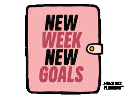 Monday New Week Sticker by FabulousPlanning