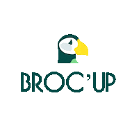 BrocUp vintage startup decoration puffin Sticker