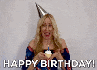 Happy Birthday Celebration GIF by Vikki Downey