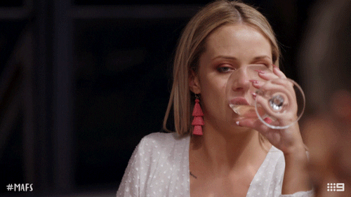 drinks mafs GIF by Married At First Sight Australia