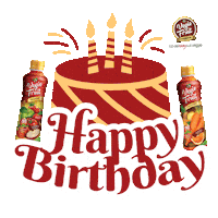 Happy Birthday Sticker by Vegie Fruit
