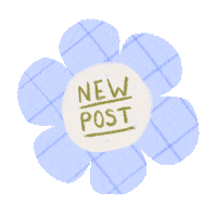 marionbrouillon new flower post marionbrouillon Sticker