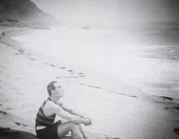 rudolph valentino beach GIF by Maudit