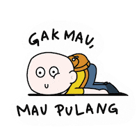 Gakmau Maupulang Sticker by SCF Firm