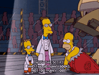 homer simpson professor john frink GIF