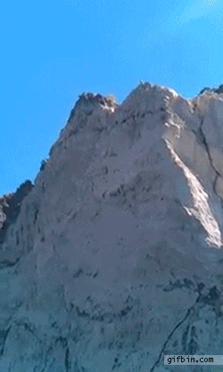 jump cliff GIF