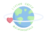 elafonisoseco no green earth eco Sticker
