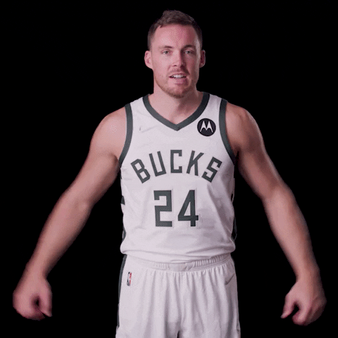Pat Connaughton Yes GIF by Milwaukee Bucks