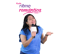 RitmoRomantica radio cantar leslie cantando Sticker