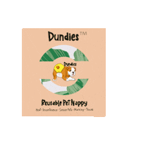 Dundies dog new post puppy shop now Sticker