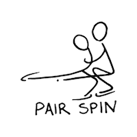 Figure Skating Pairs Sticker