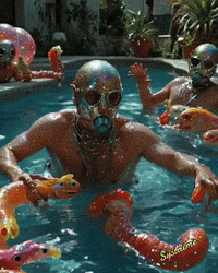 Swimmingpool GIF by systaime