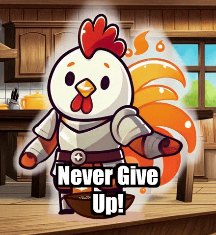 Never Give Up Perseverance GIF by Zorooster