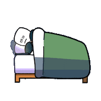 Sad Late Night Sticker by StikBot