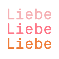 Liebeliebeliebe Sticker by kleineprints