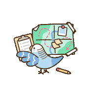 Driving Road Trip Sticker by Pusheen