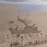 Sand Art GIF by Respective