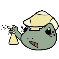 0ritia animated frog oritia poppythefrog Sticker