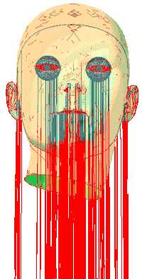 3D Blood Sticker by badblueprints