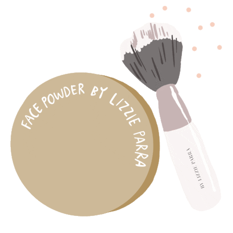 makeup powder Sticker by By Lizzie Parra