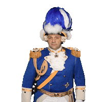 BlaueFunkenKoeln karneval koln blau wanted Sticker